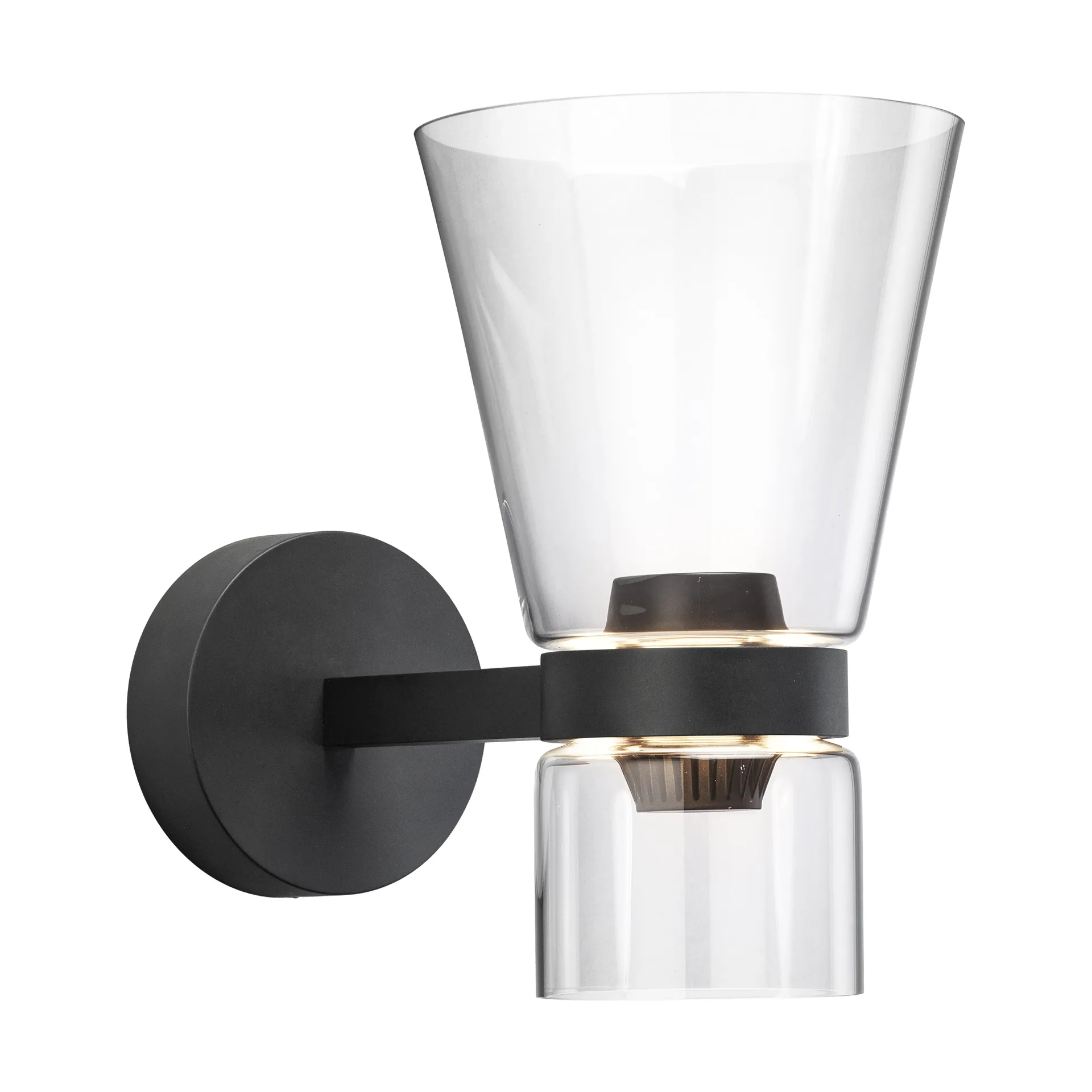 Nocturne Cone vägglampa - Svart,  Flos