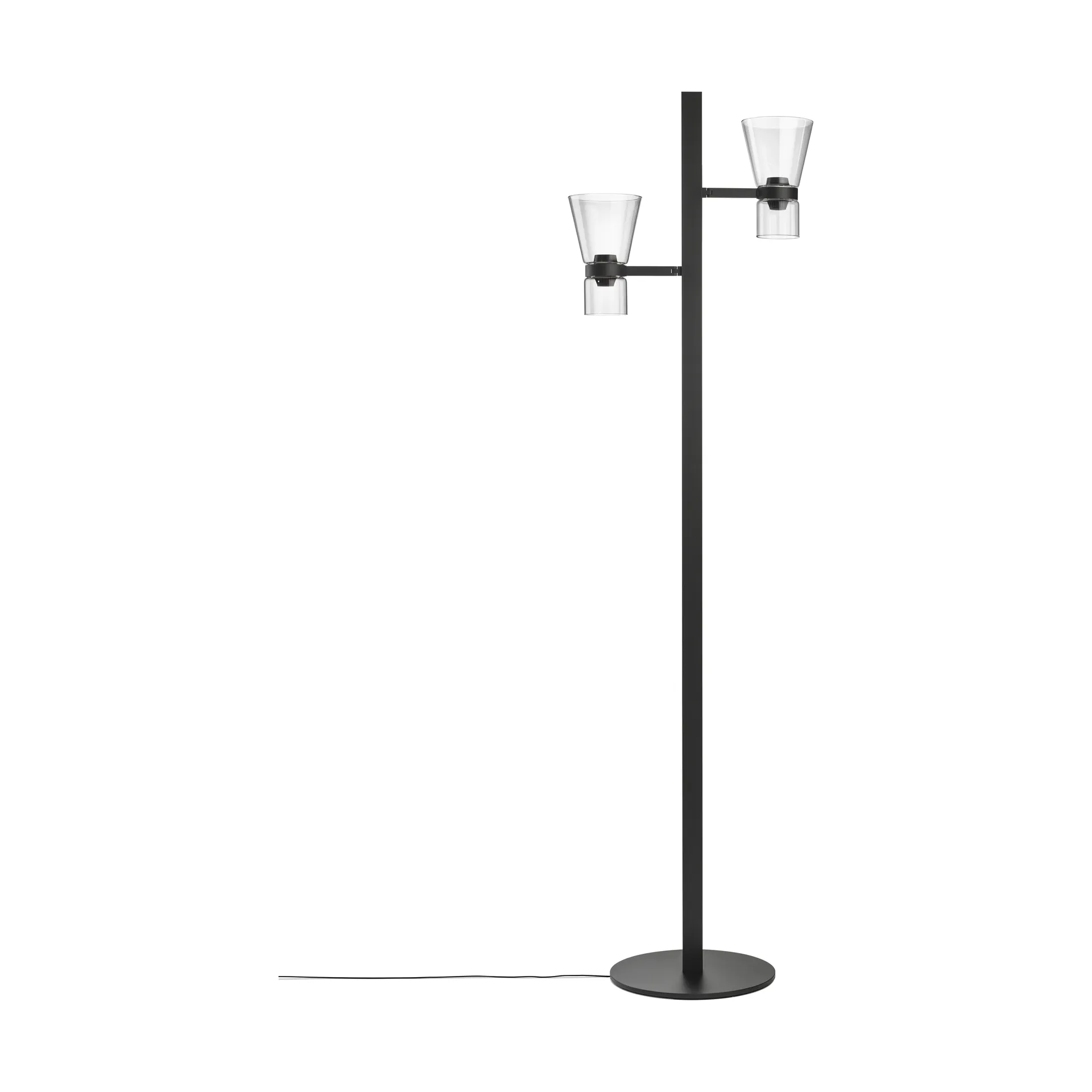 Nocturne F2 cone golvlampa - Svart,  Flos