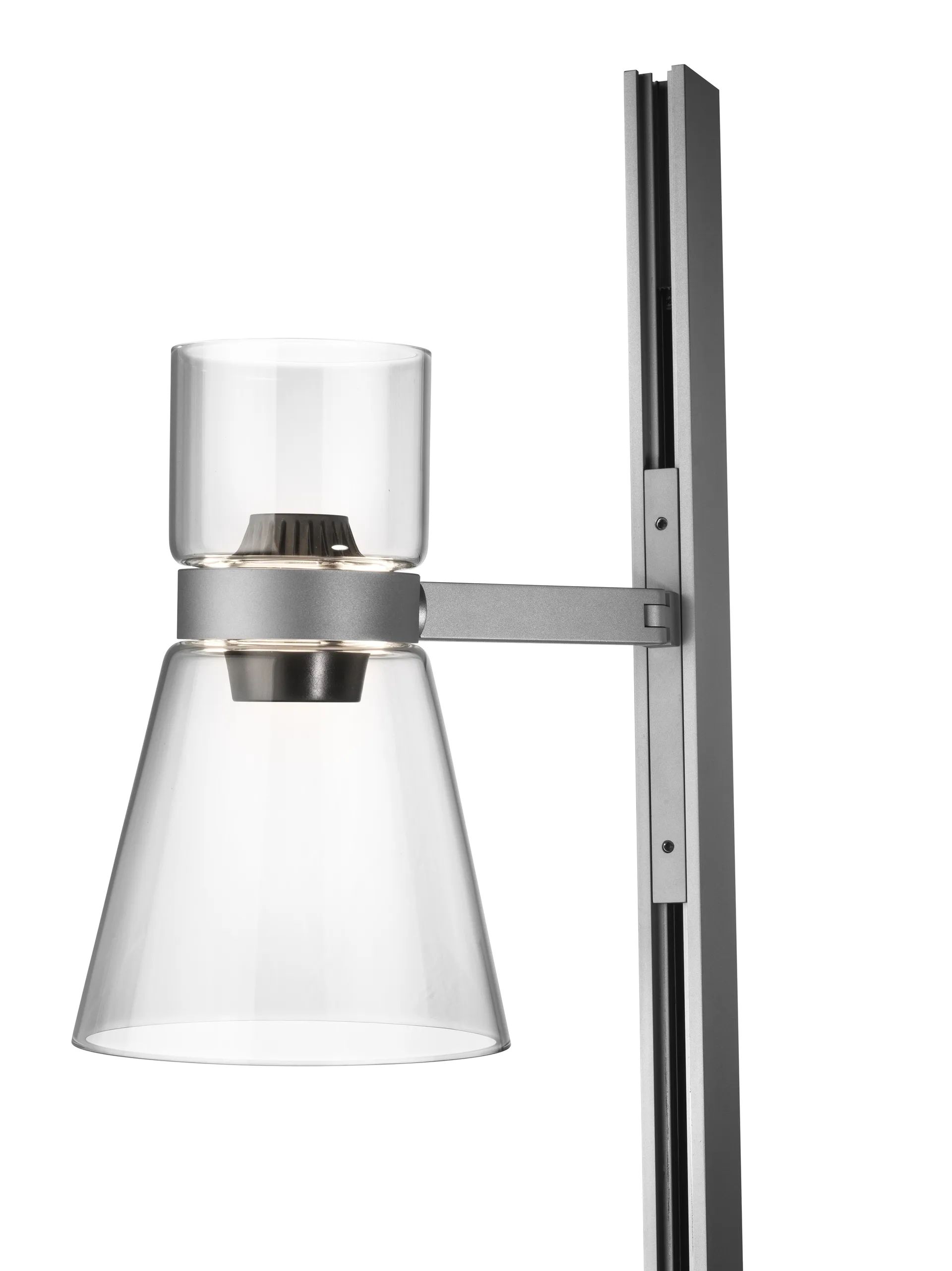 Nocturne FI cone golvlampa - Silver,  Flos