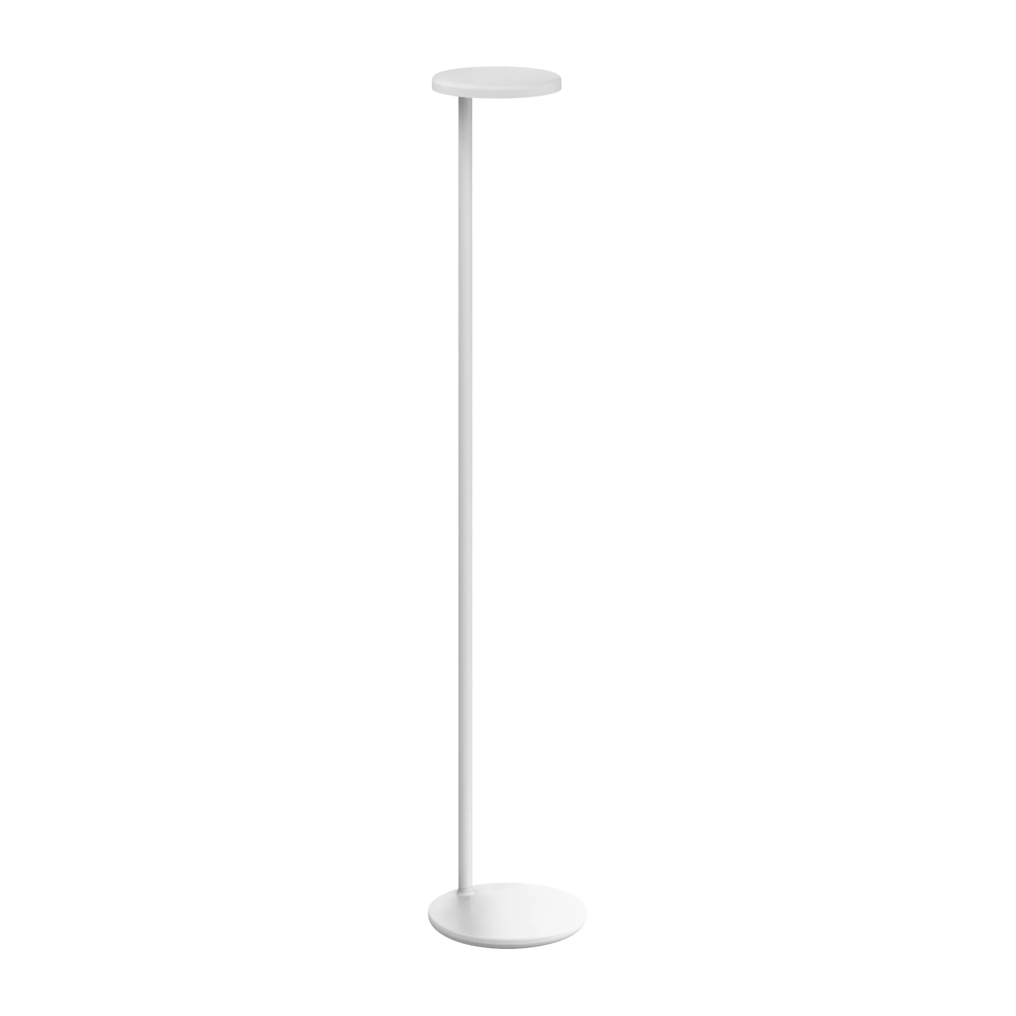 Oblique golvlampa, Matte white