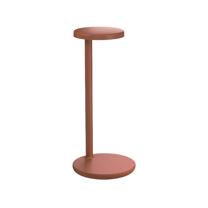 Oblique Qi bordslampa - Rostfärgad - Flos