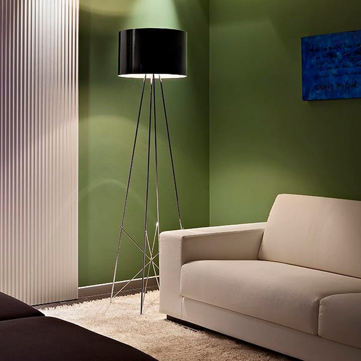 Ray F2 golvlampa, Vit-krom Flos