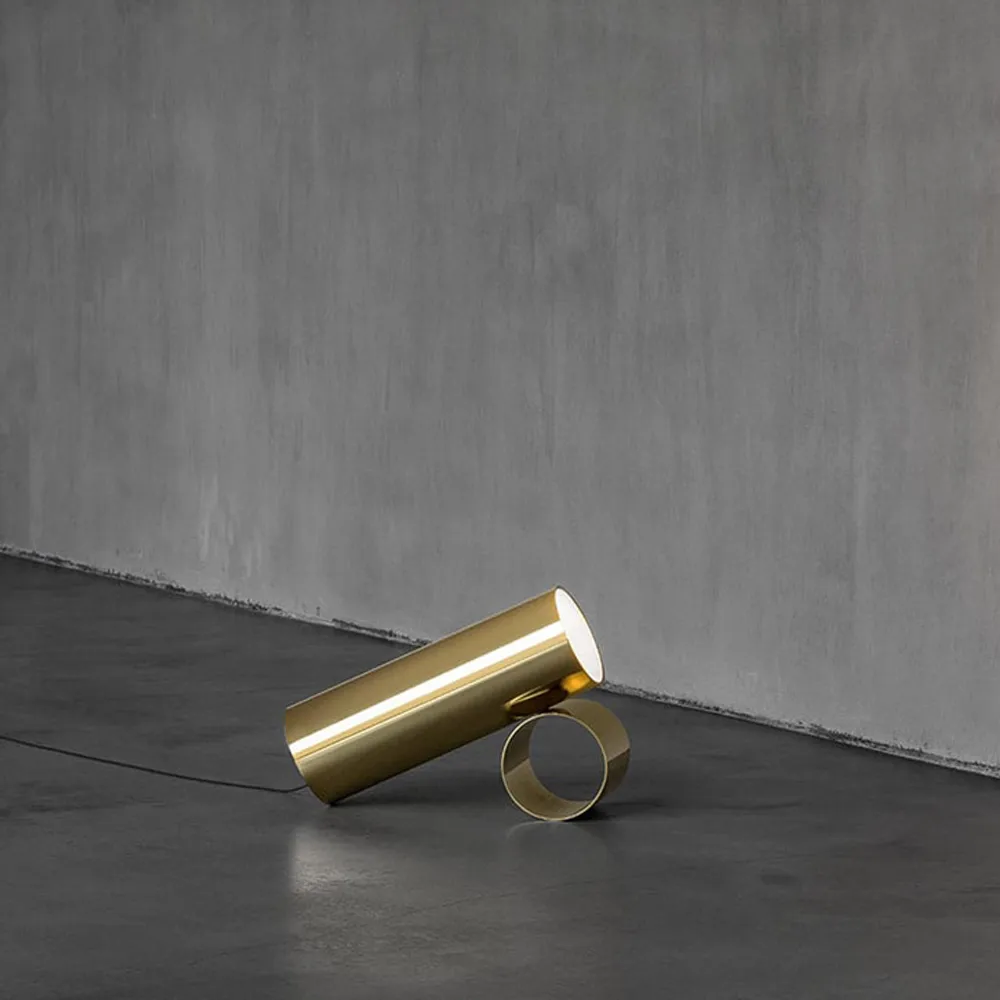 Sawaru golvlampa, Guld Flos