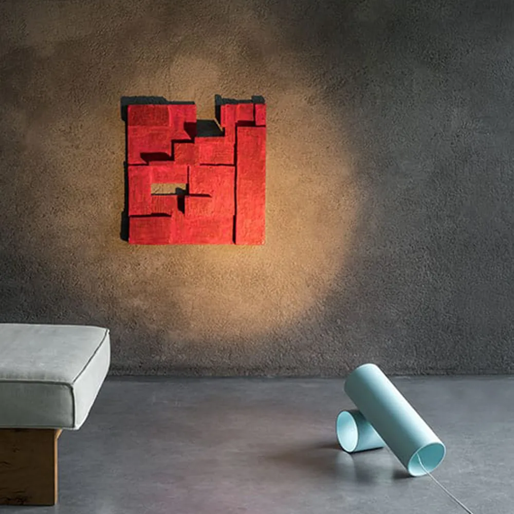 Sawaru golvlampa, Guld Flos