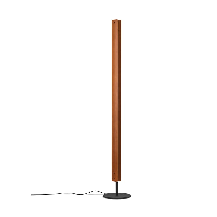 Seki-han golvlampa 226 cm, Heat treatened ash-black metal Flos