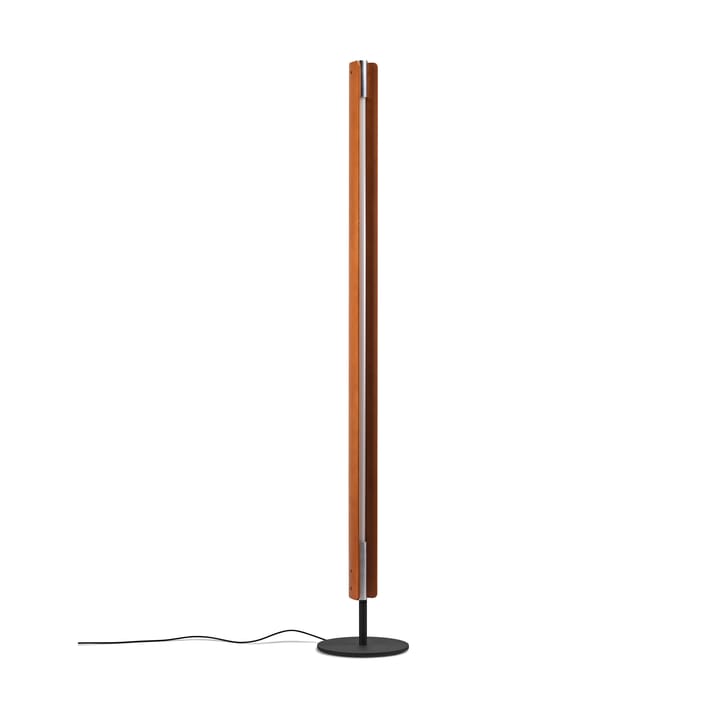 Seki-han golvlampa 226 cm, Heat treatened ash-black metal Flos