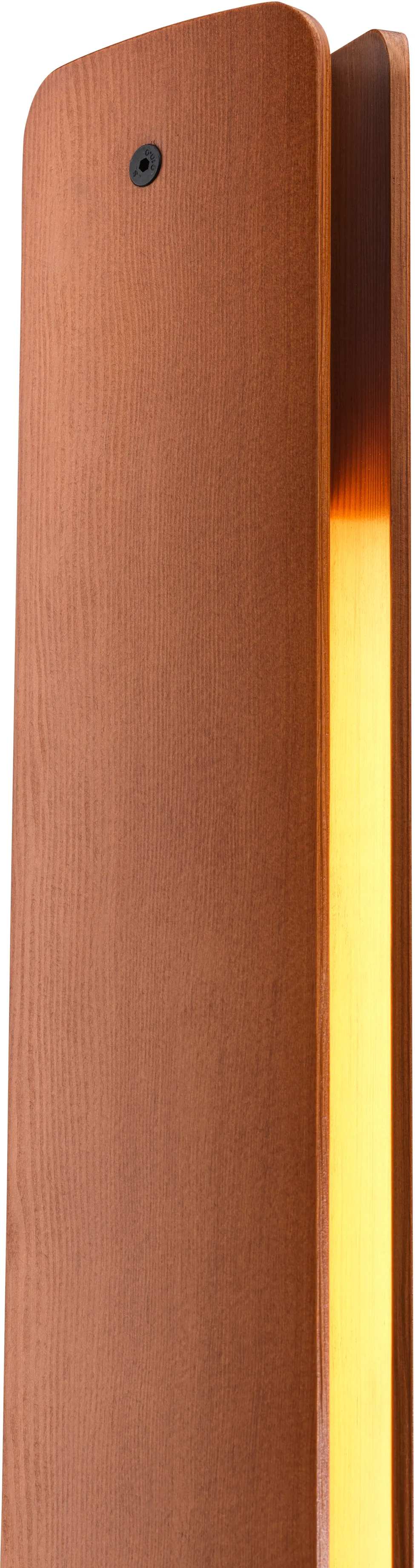 Seki-han golvlampa 226 cm, Heat treatened ash-black metal Flos