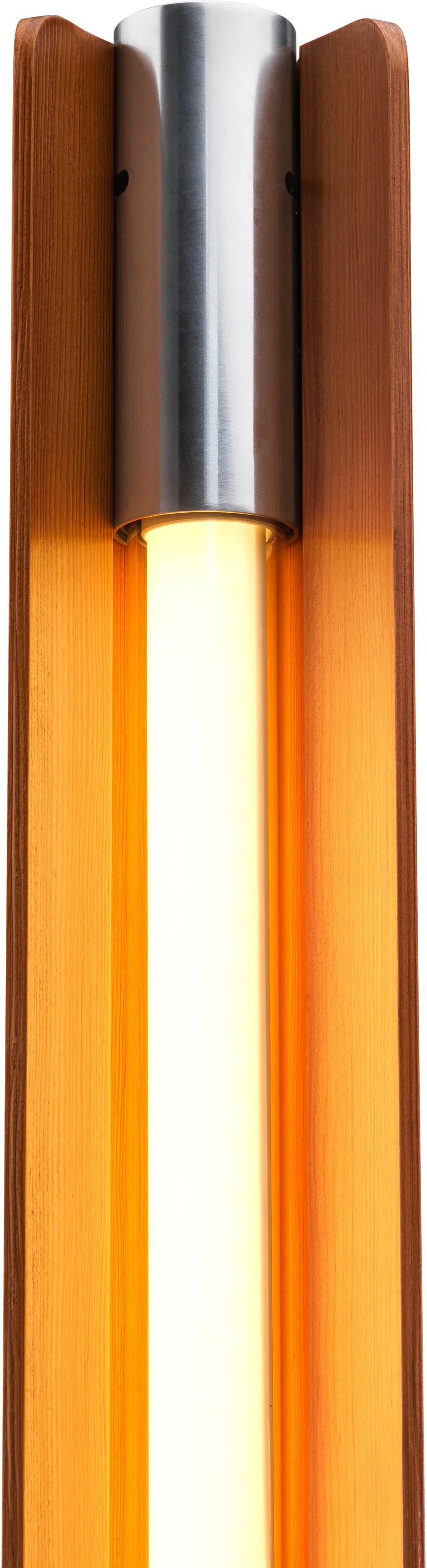 Seki-han golvlampa 226 cm, Heat treatened ash-black metal Flos