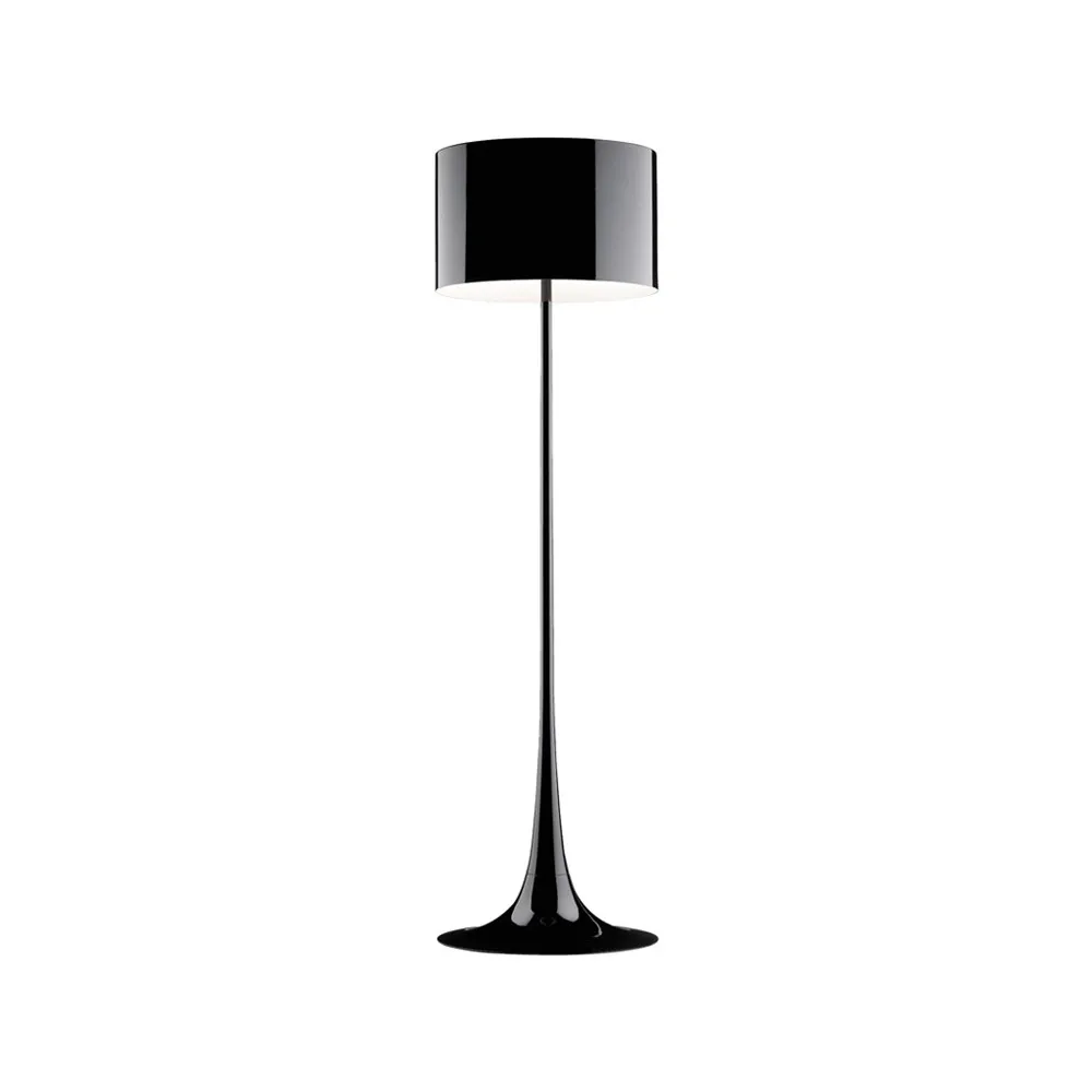 Spun Light F golvlampa, Svart