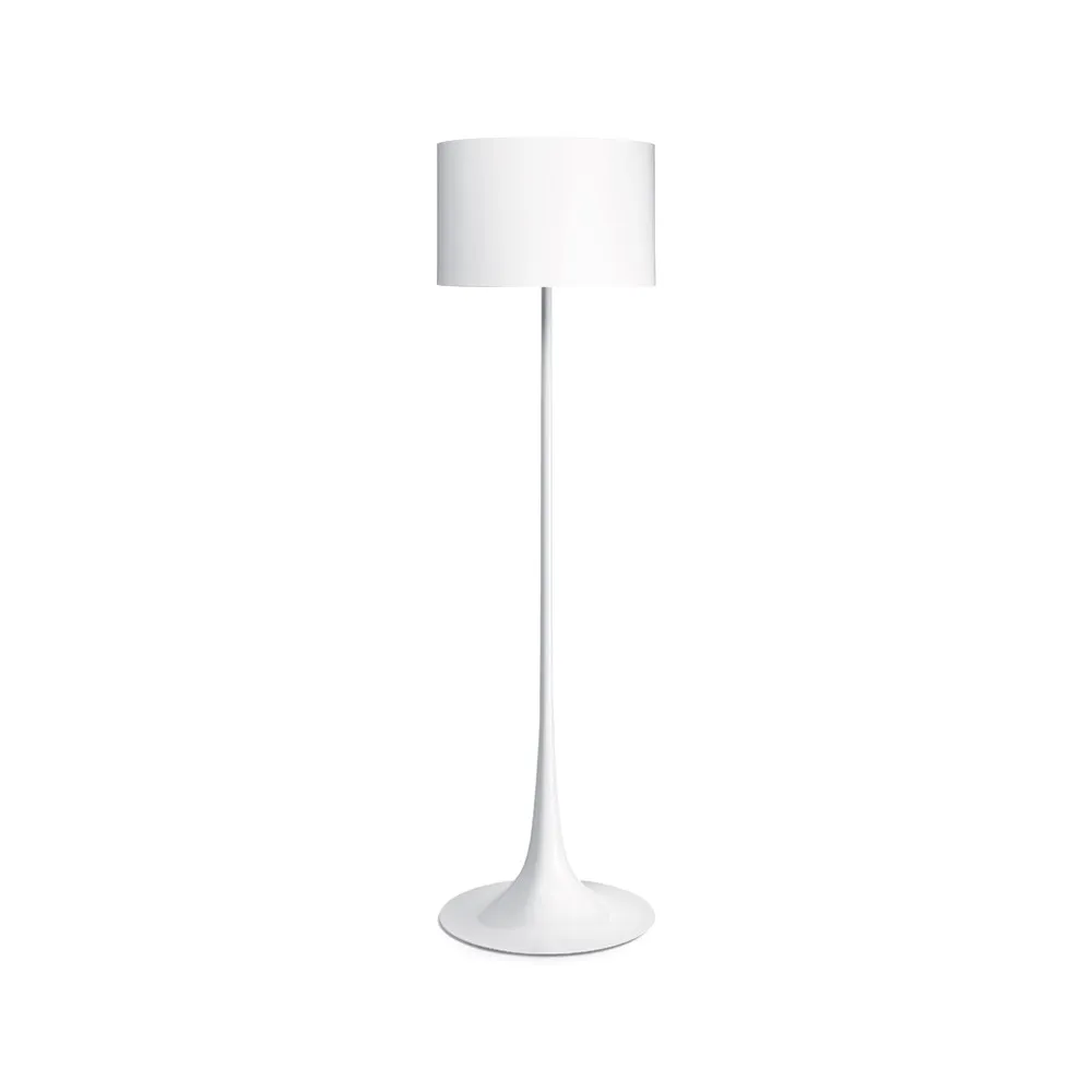 Spun Light F golvlampa, Vit Flos