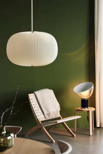 Taccia Small bordslampa LED 48,5 cm - Svart-glaskupa - Flos