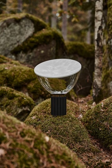 Taccia Small bordslampa LED 48,5 cm - Svart-glaskupa - Flos