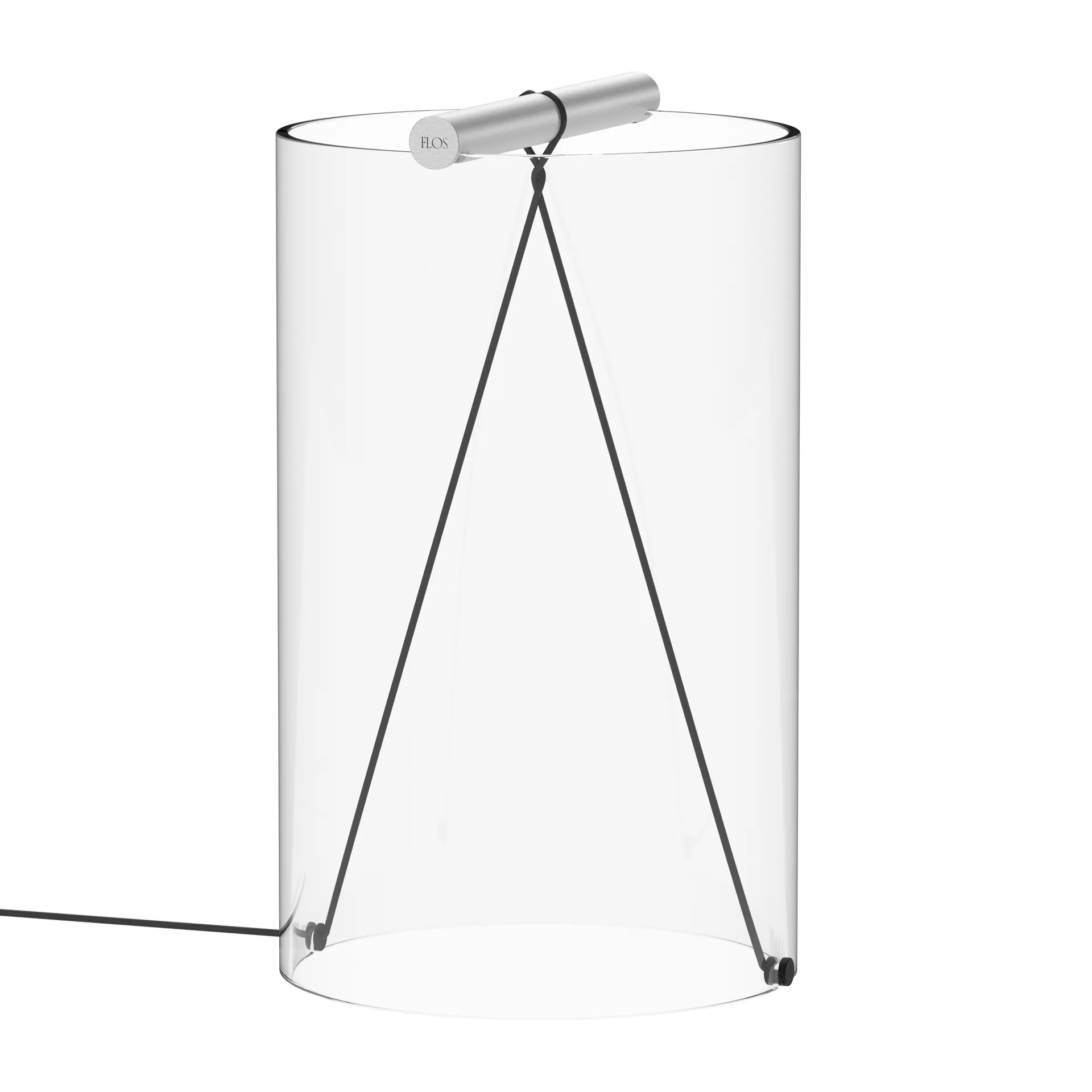 To-Tie T2 bordslampa, Anodiserat aluminium Flos