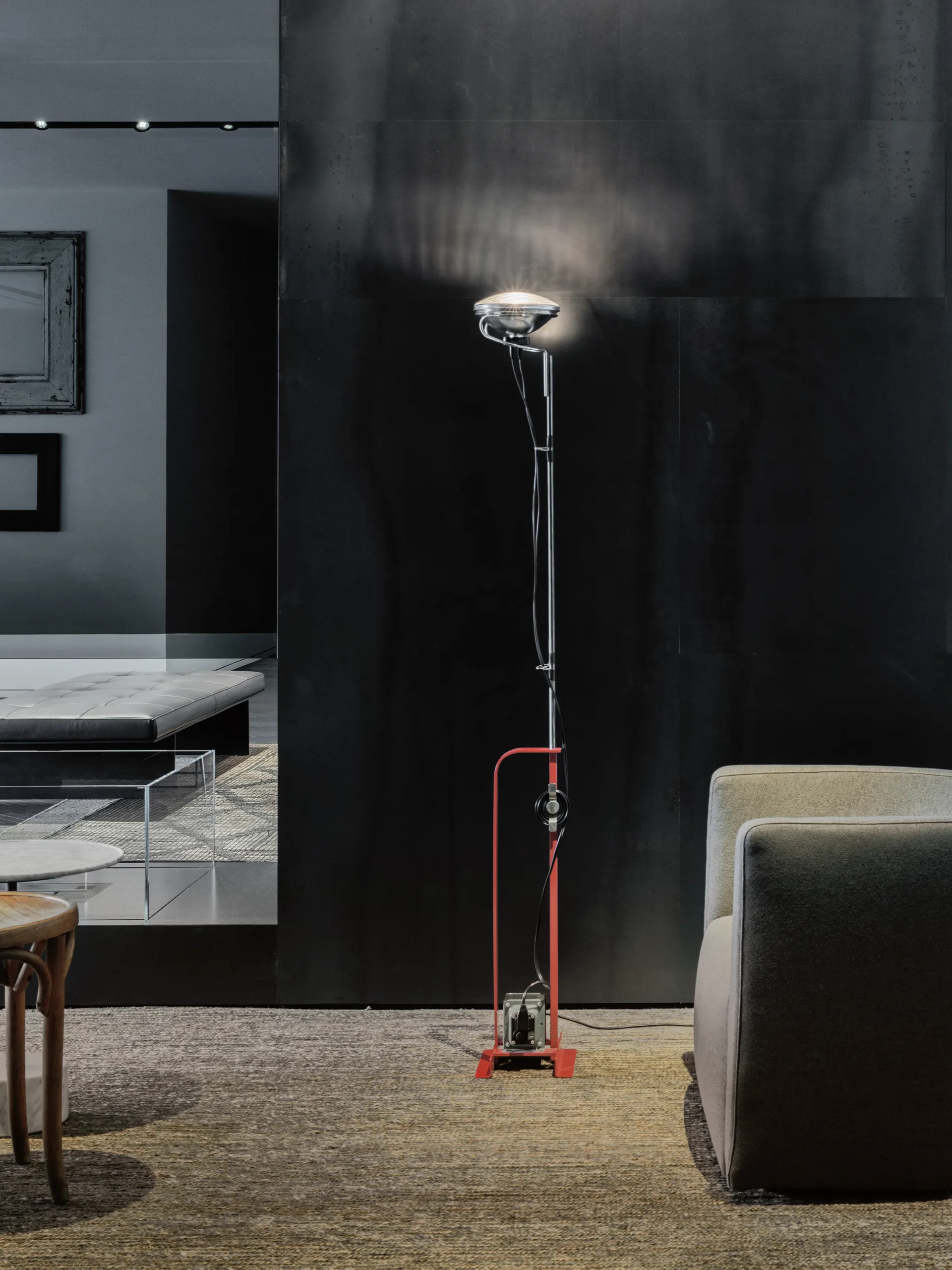 Toio Led golvlampa - Röd (EU),  Flos