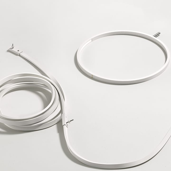 Wirering vägglampa, Grå-vit Flos
