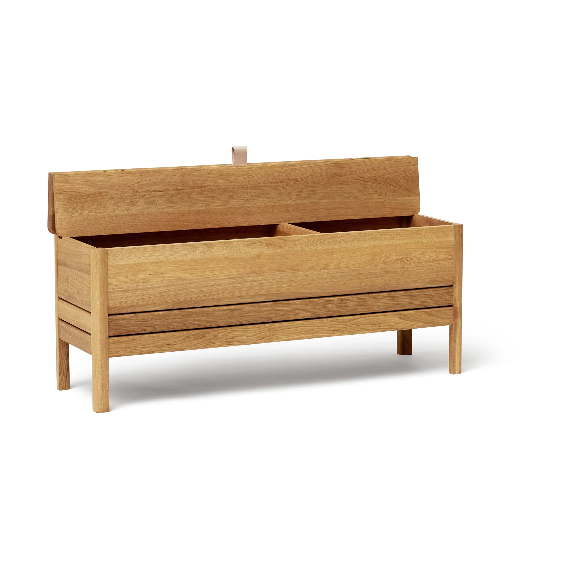 A Line förvaringsbänk 111 cm, Ek Form & Refine