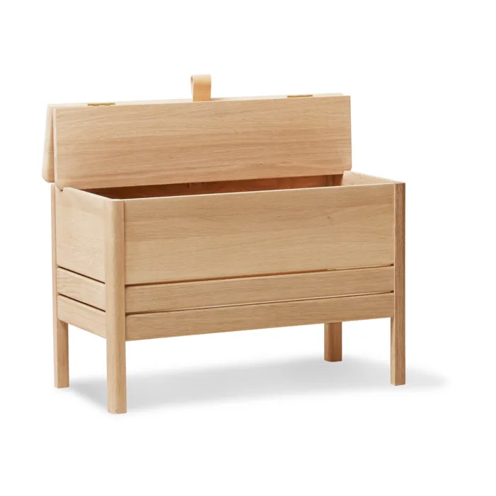 A Line förvaringsbänk 68 cm, Vitoljad ek Form & Refine