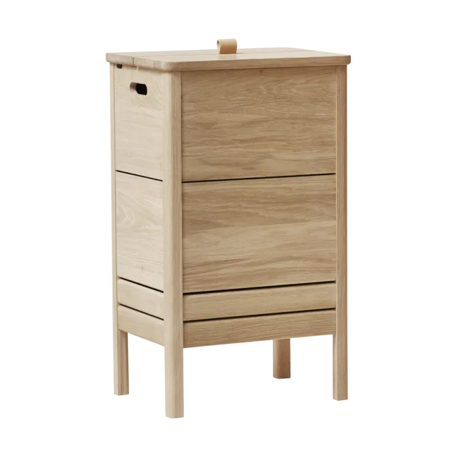 A Line tvättkorg, Vit ek Form & Refine