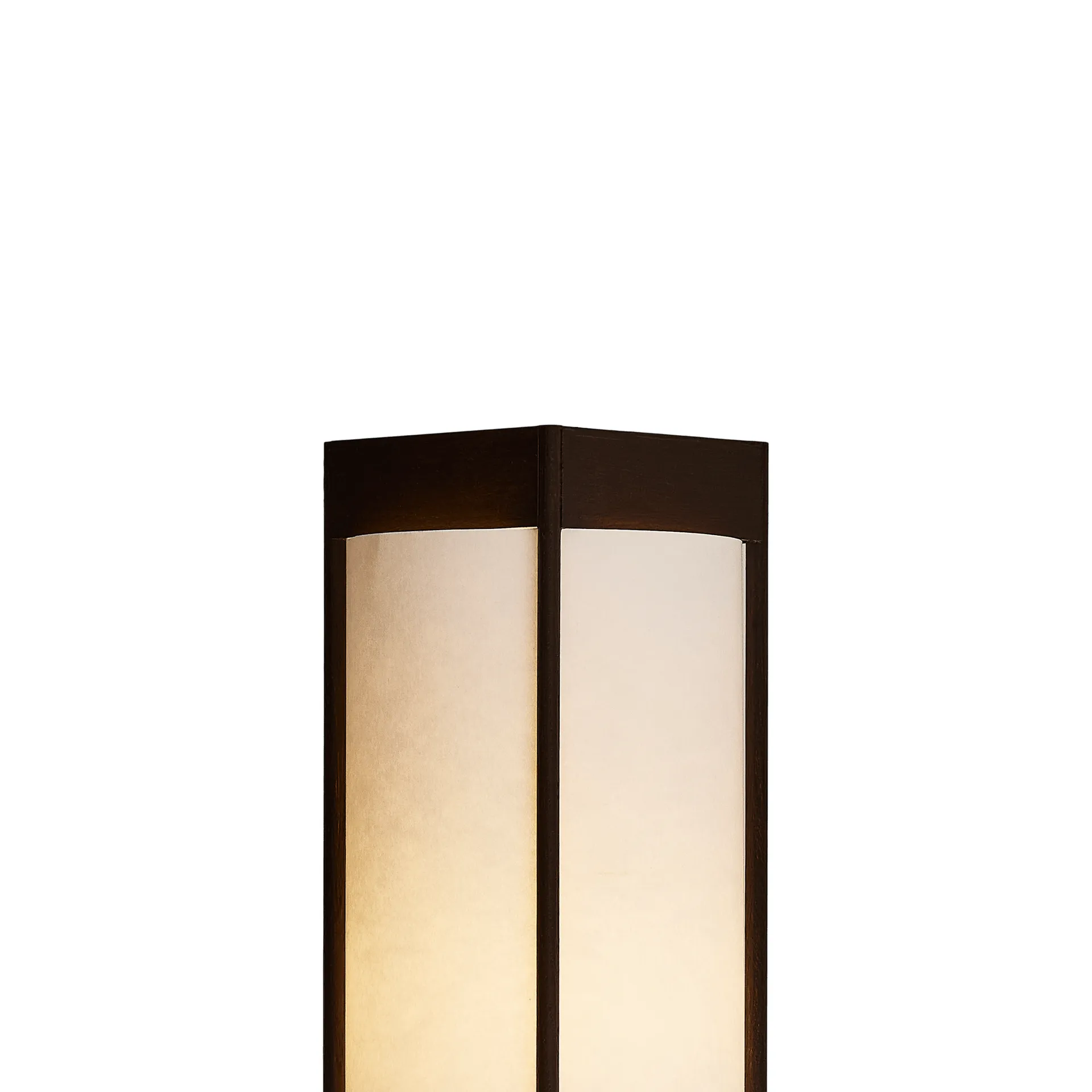 Andon bordslampa, Mörkbrun ask, 32 cm Form & Refine