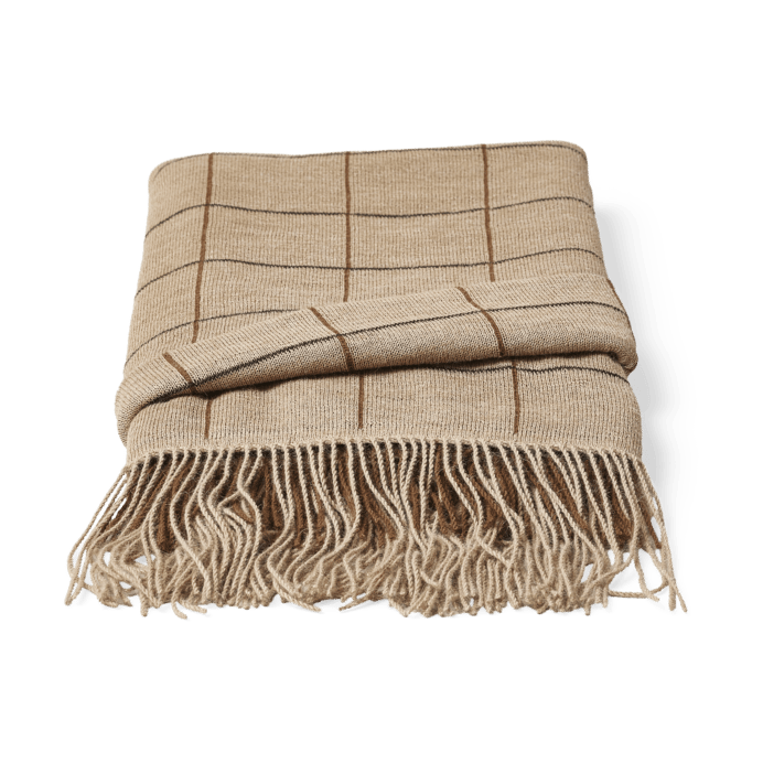 Aymara filt 130x190 cm, New square brown Form & Refine