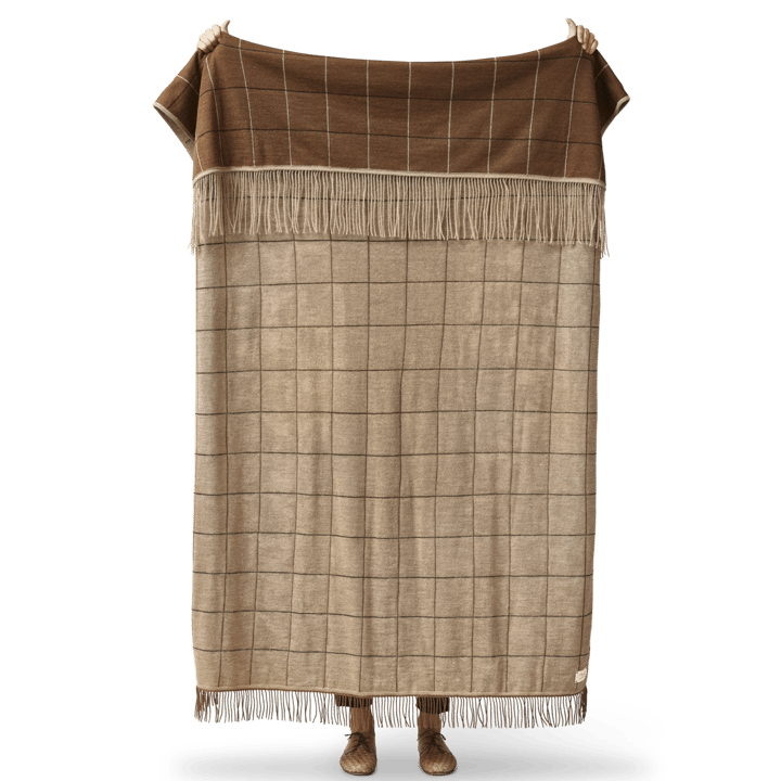 Aymara filt 130x190 cm, New square brown Form & Refine