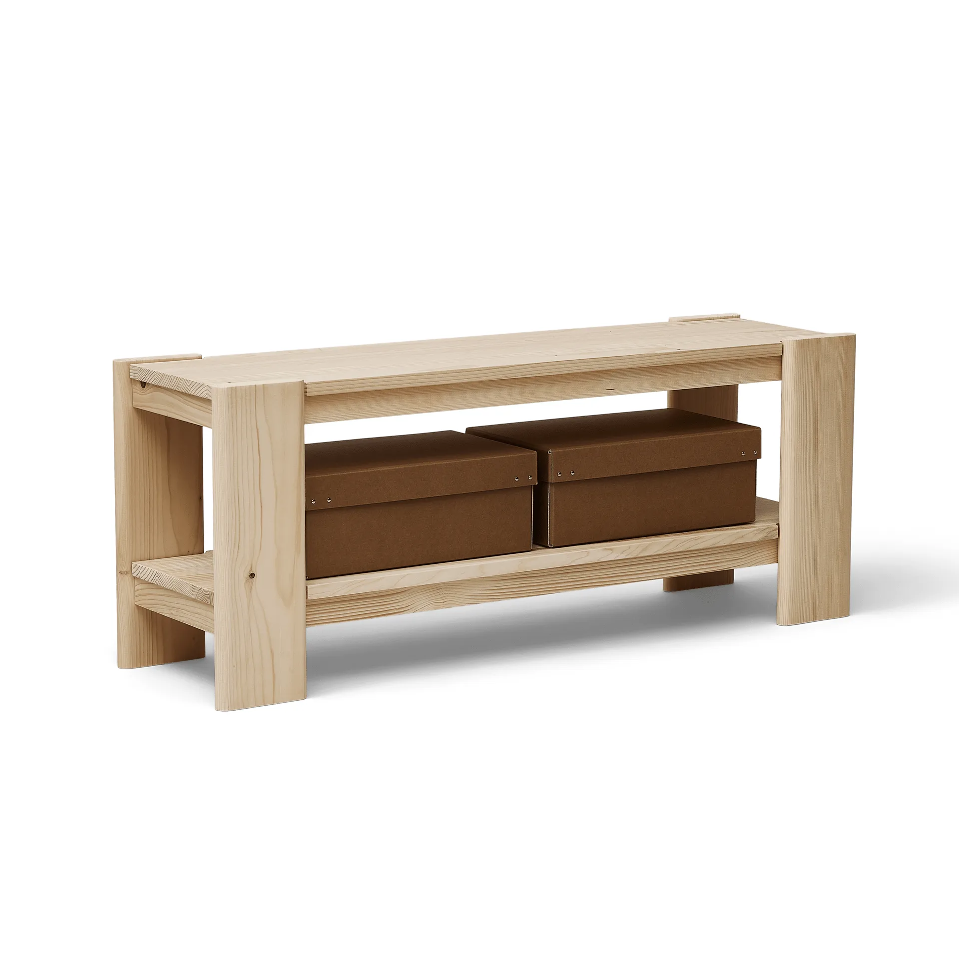 Beam bänk 112 cm, Furu Form & Refine