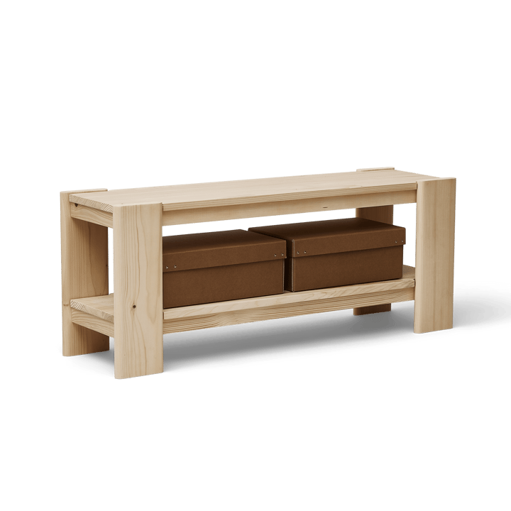 Beam bänk 112 cm, Furu Form & Refine