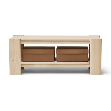 Beam bänk - Furu, 112 cm - Form & Refine