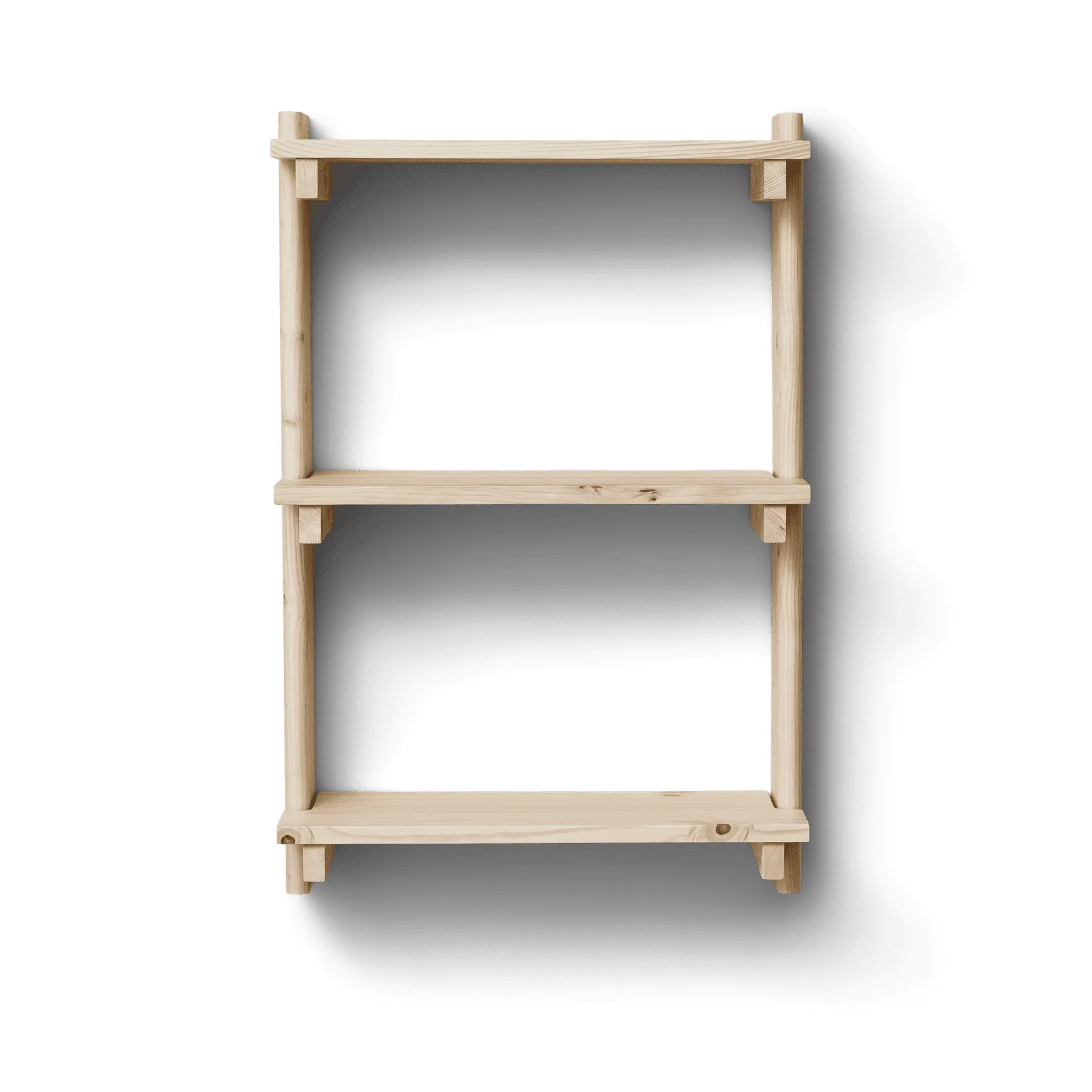 Beam vägghylla 3 hyllor, Furu Form & Refine