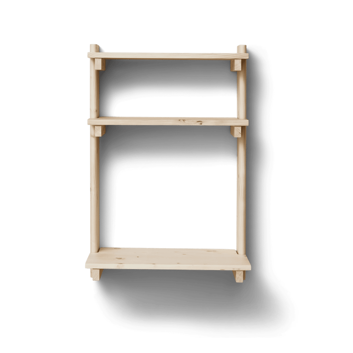 Beam vägghylla med skrivbord - Furu - Form & Refine