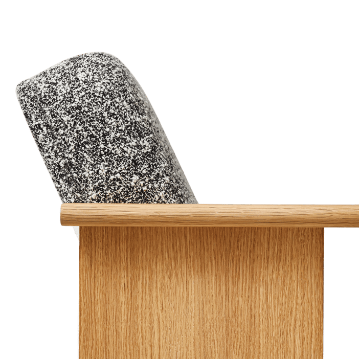 Block loungestol, Ek-Zero 0004 Form & Refine