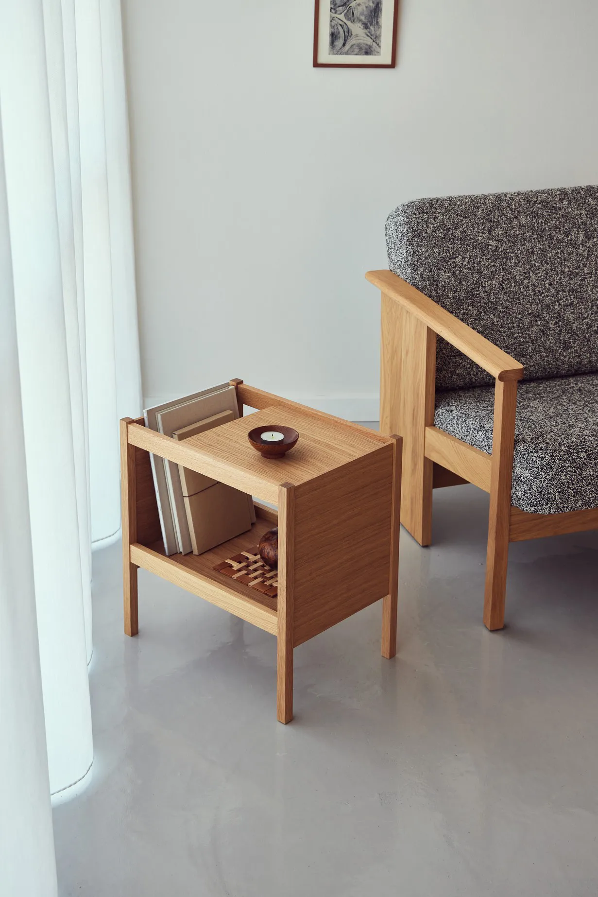 Block loungestol, Ek-Zero 0004 Form & Refine