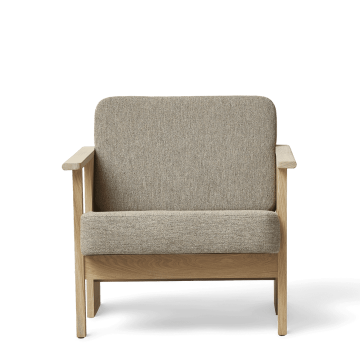 Block loungestol, Vit ek-Hallingdal 65-0227 Form & Refine