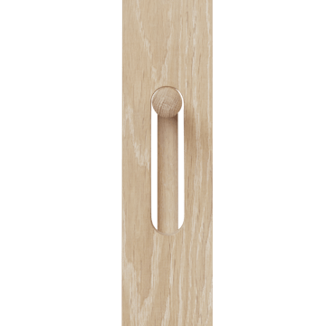 Foyer rockhängare 173,3 cm - Vit ek - Form & Refine