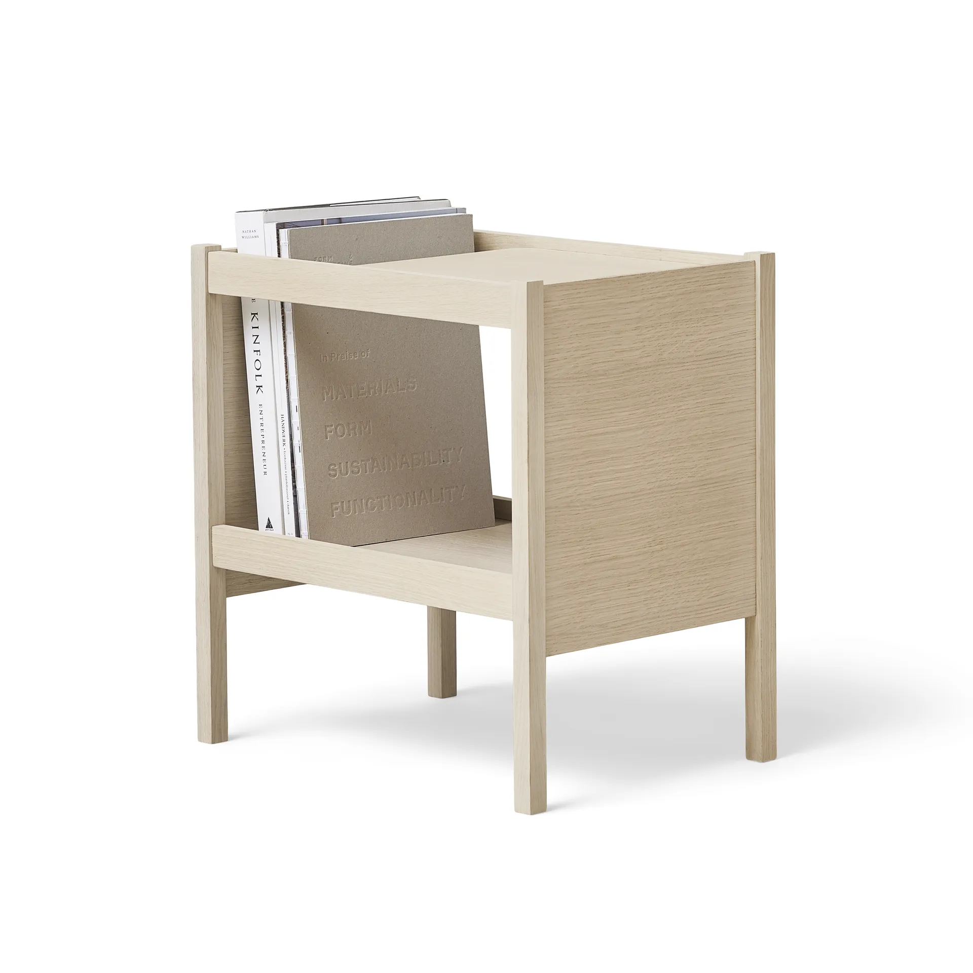 Journal sidobord 29x43 cm, Vit ek Form & Refine