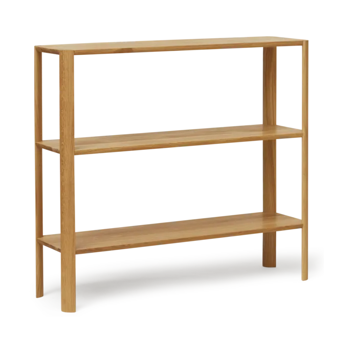 Leaf hylla 3 hyllplan 92x100 cm, Ek Form & Refine