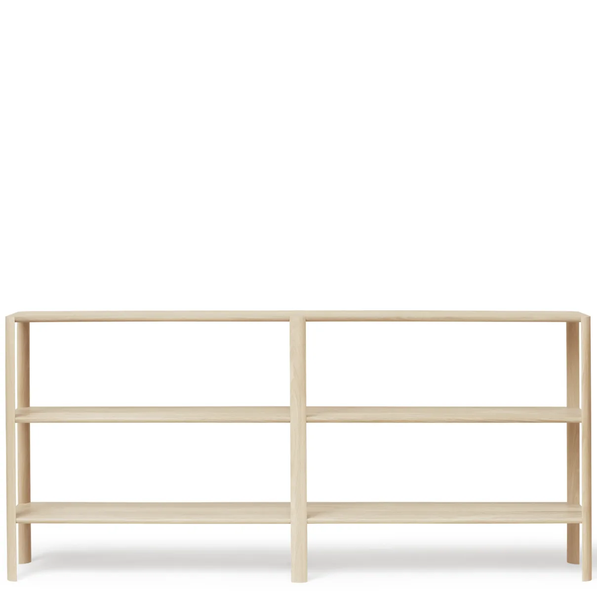 Leaf hylla 3 hyllplan 92x200 cm, Vit ek Form & Refine