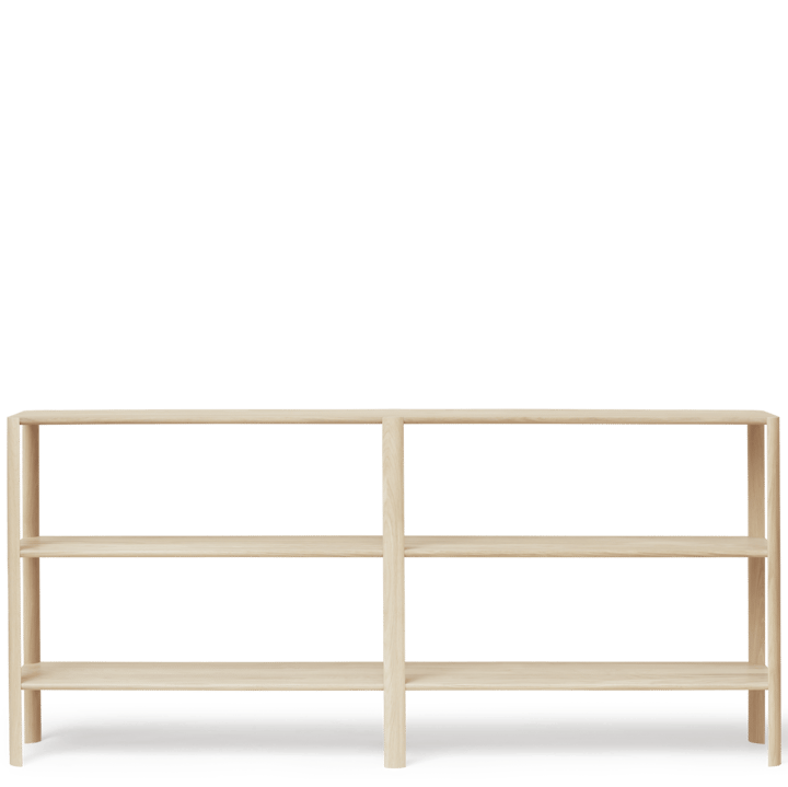 Leaf hylla 3 hyllplan 92x200 cm, Vit ek Form & Refine