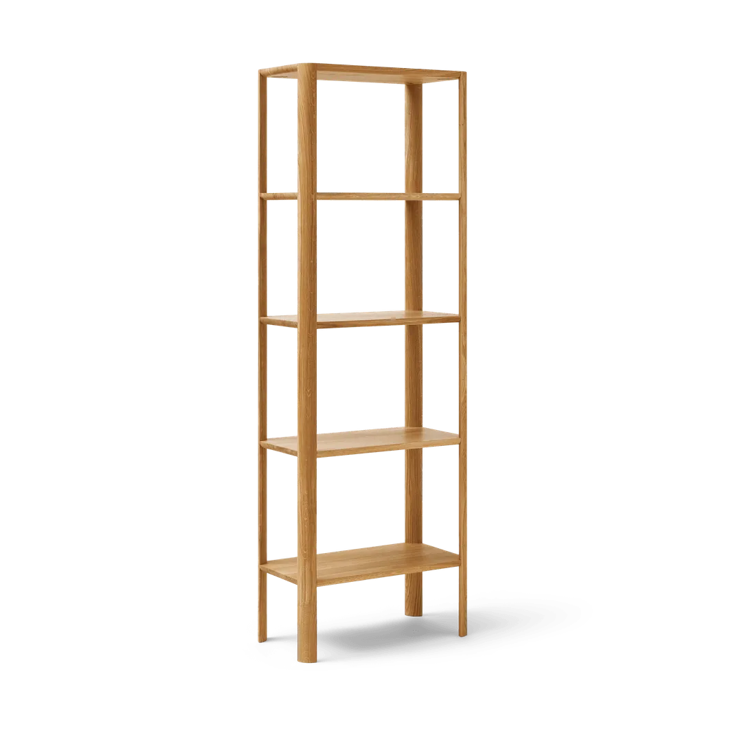 Leaf hylla 5 hyllplan 55x162 cm, Ek Form & Refine