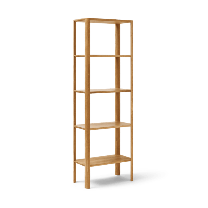 Leaf hylla 5 hyllplan 55x162 cm - Ek - Form & Refine