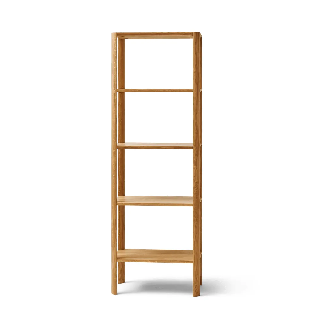 Leaf hylla 5 hyllplan 55x162 cm, Ek Form & Refine