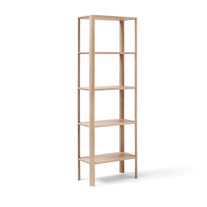 Leaf hylla 5 hyllplan 55x162 cm - Vit ek - Form & Refine