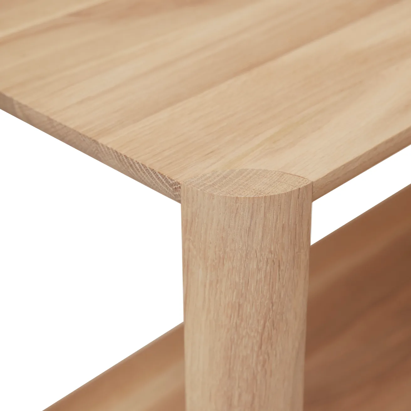 Leaf hylla 5 hyllplan 55x162 cm, Vit ek Form & Refine