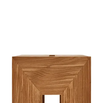Monolith sidobord - Ek, 29x29x36 cm - Form & Refine