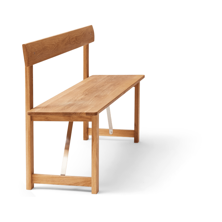 Position bänk 155 cm, Ek-stål Form & Refine