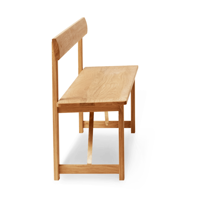 Position bänk 155 cm, Ek-stål Form & Refine