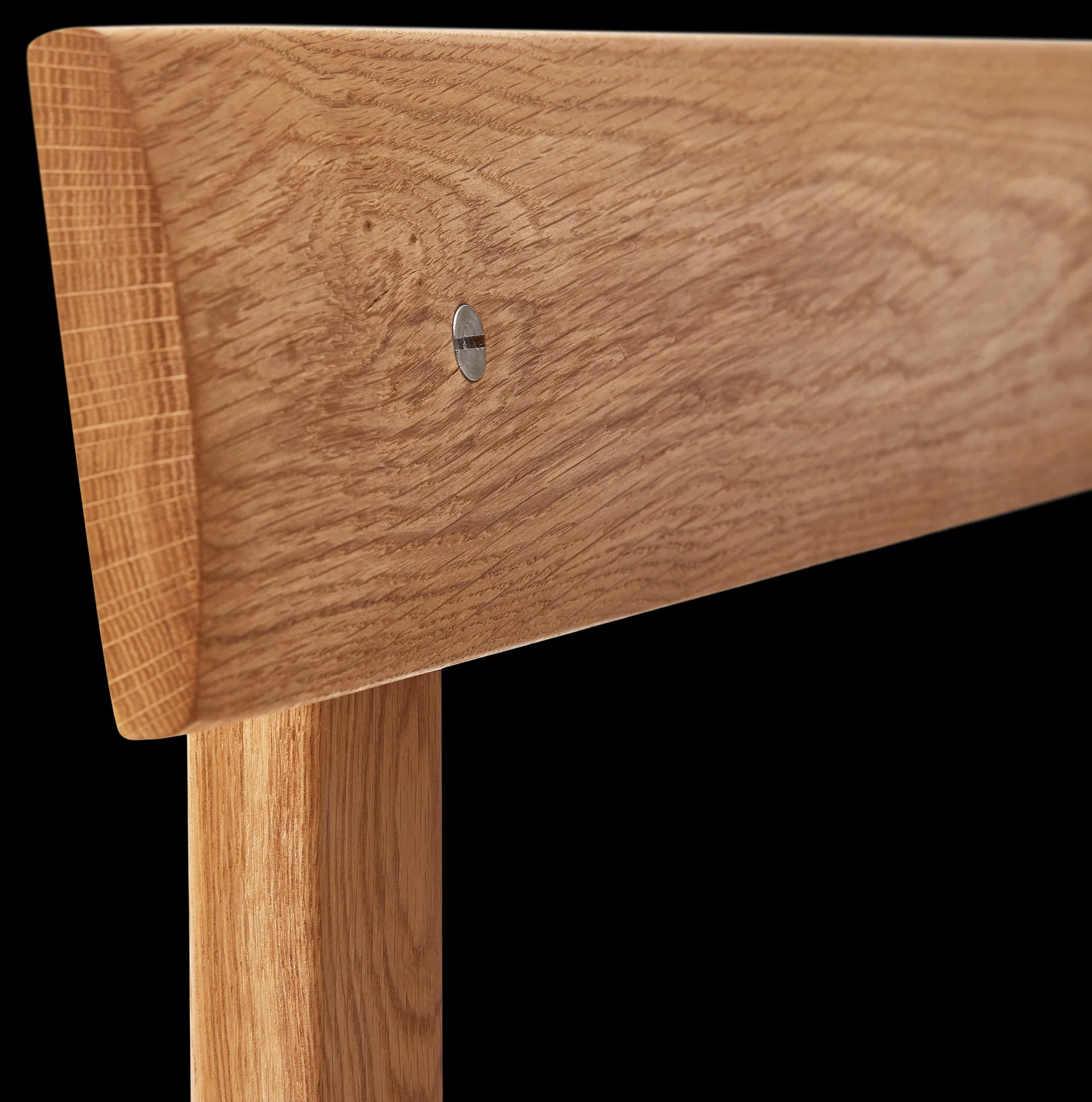 Position bänk 155 cm, Ek-stål Form & Refine