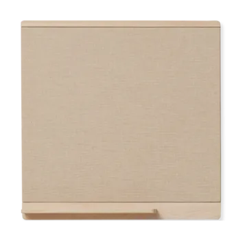 Rim anslagstavla 75x75 cm - Vit ek - Form & Refine