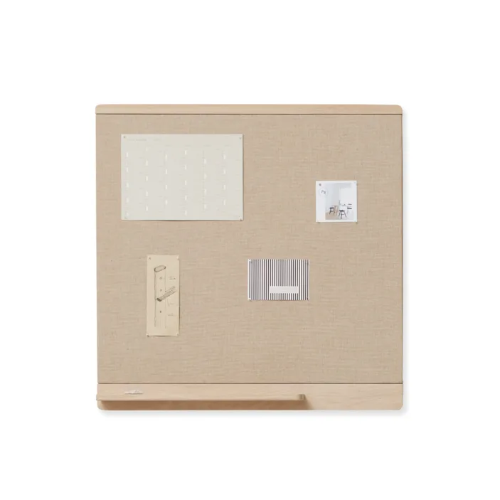 Rim anslagstavla 75x75 cm, Vit ek Form & Refine