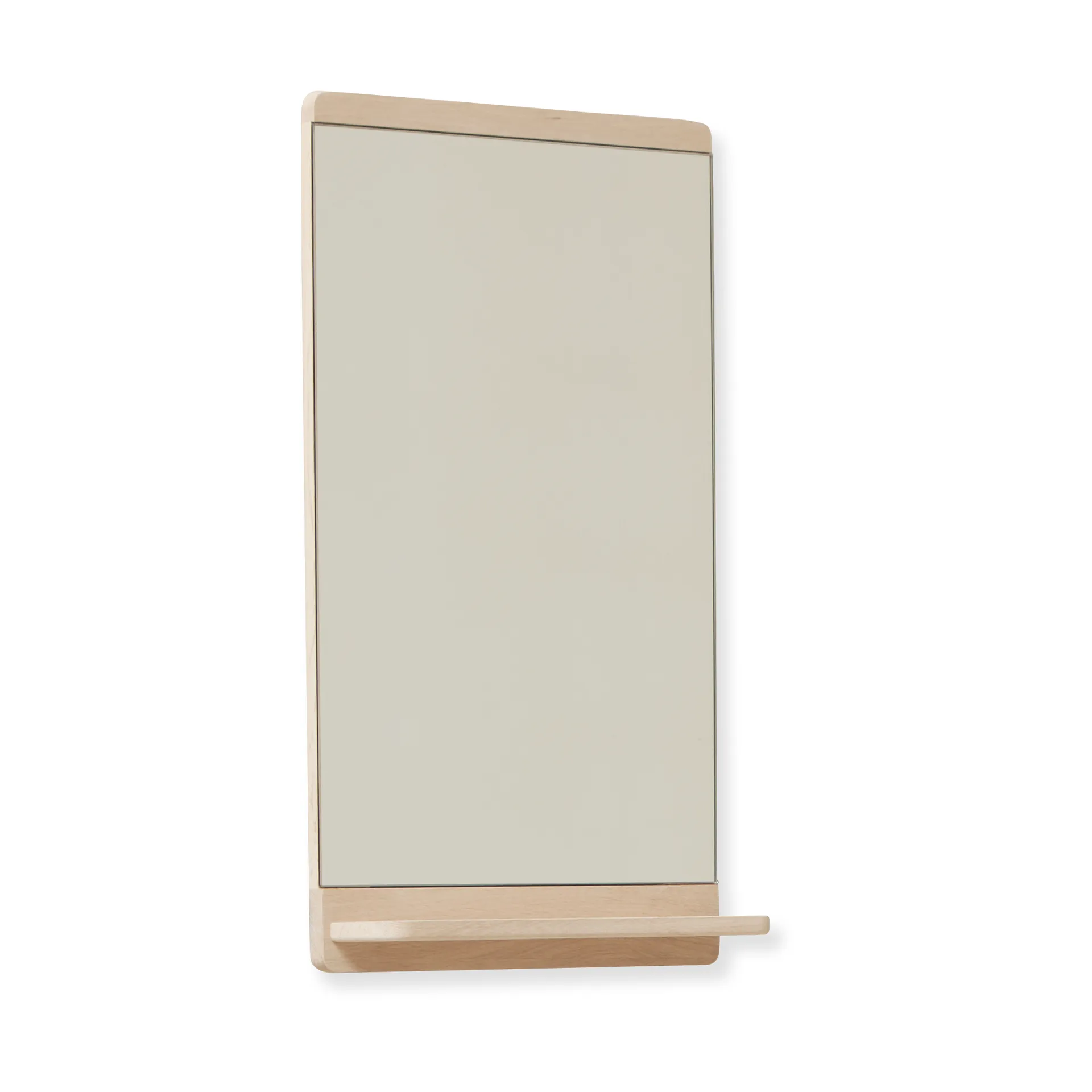 Rim väggspegel 40x68 cm, Vit ek Form & Refine